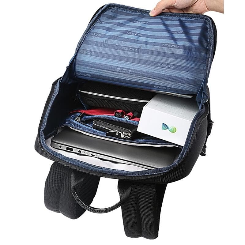 Waterproof Anti-Theft Usb Shoulder Bag - Large Capacity - Black - V562-B3656GO V562 B3656GO 202508271437 12