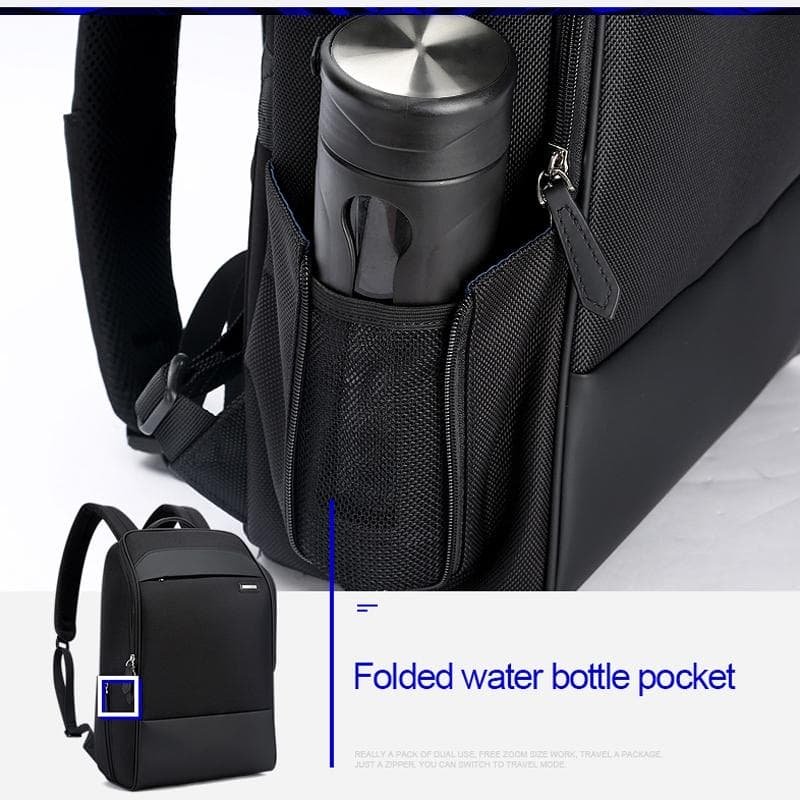 Waterproof Anti-Theft Usb Shoulder Bag - Large Capacity - Black - V562-B3656GO V562 B3656GO 202508271437 14