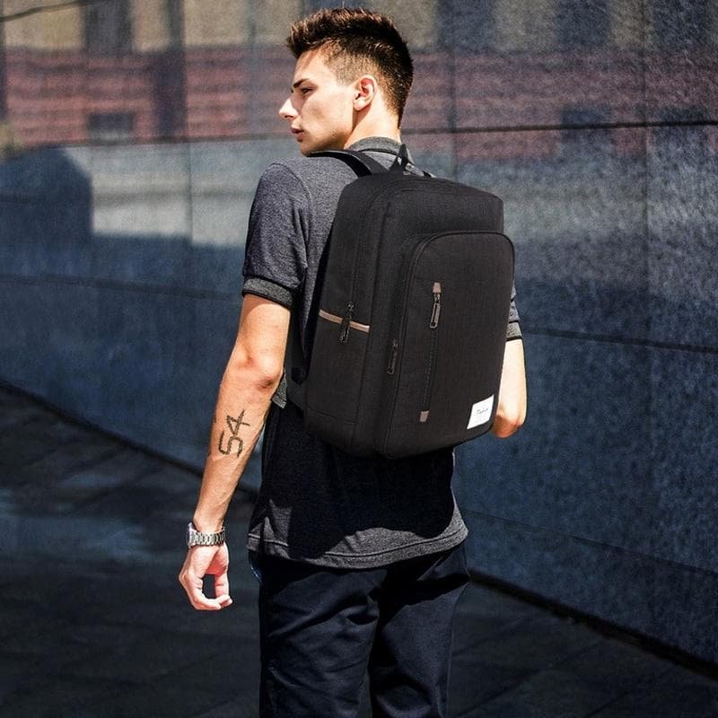 Versatile Oxford Laptop Backpack - Fits 15.6 Macbook Samsung Sony Dell Alienware Chuwi Asus Hp - Black - V562-B6117CH V562 B6117CH 202502282146 08
