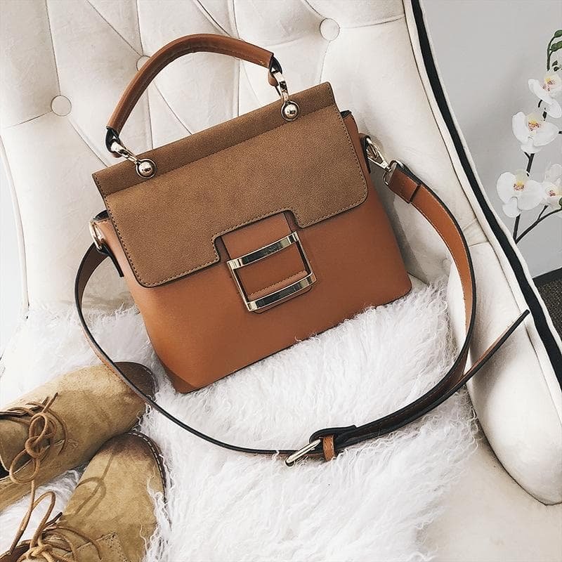 Stylish Women Crossbody Tote Bag - Brown - V562-C1031514060DBT V562 C1031514060DBT 202505191623 05