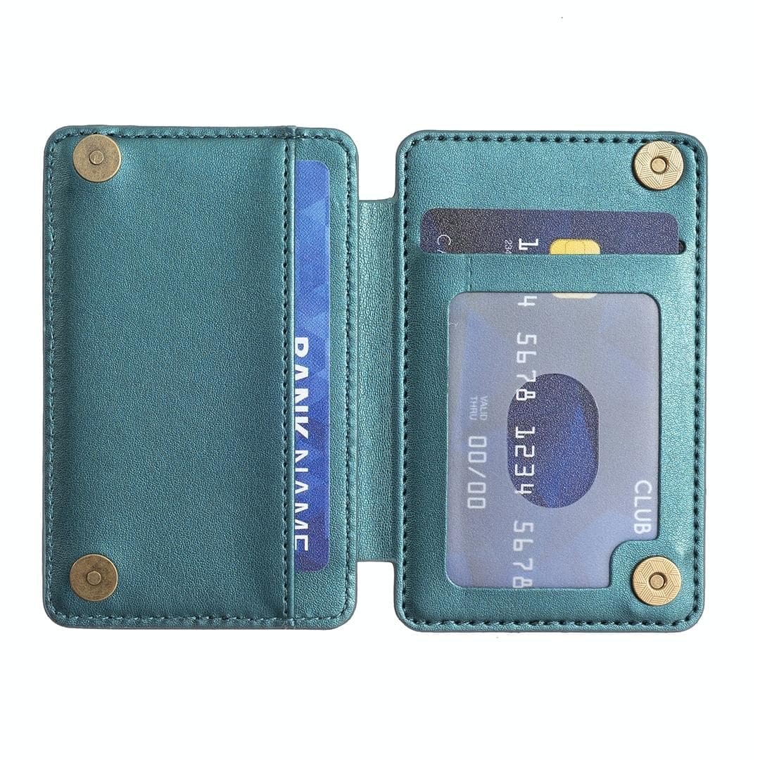 Grid Pattern Card Bag Sticker For Mobile Phones - Black - V562-C104439400ADE V562 C104439400ADE 202505221820 03