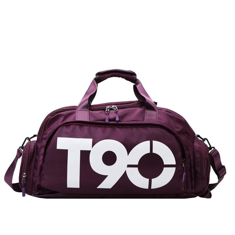 Large Capacity Sports Bag With Wet / Dry Separation - Black And White - V562-C1059561060DBT V562 C1059561060DBT 202508290931 10