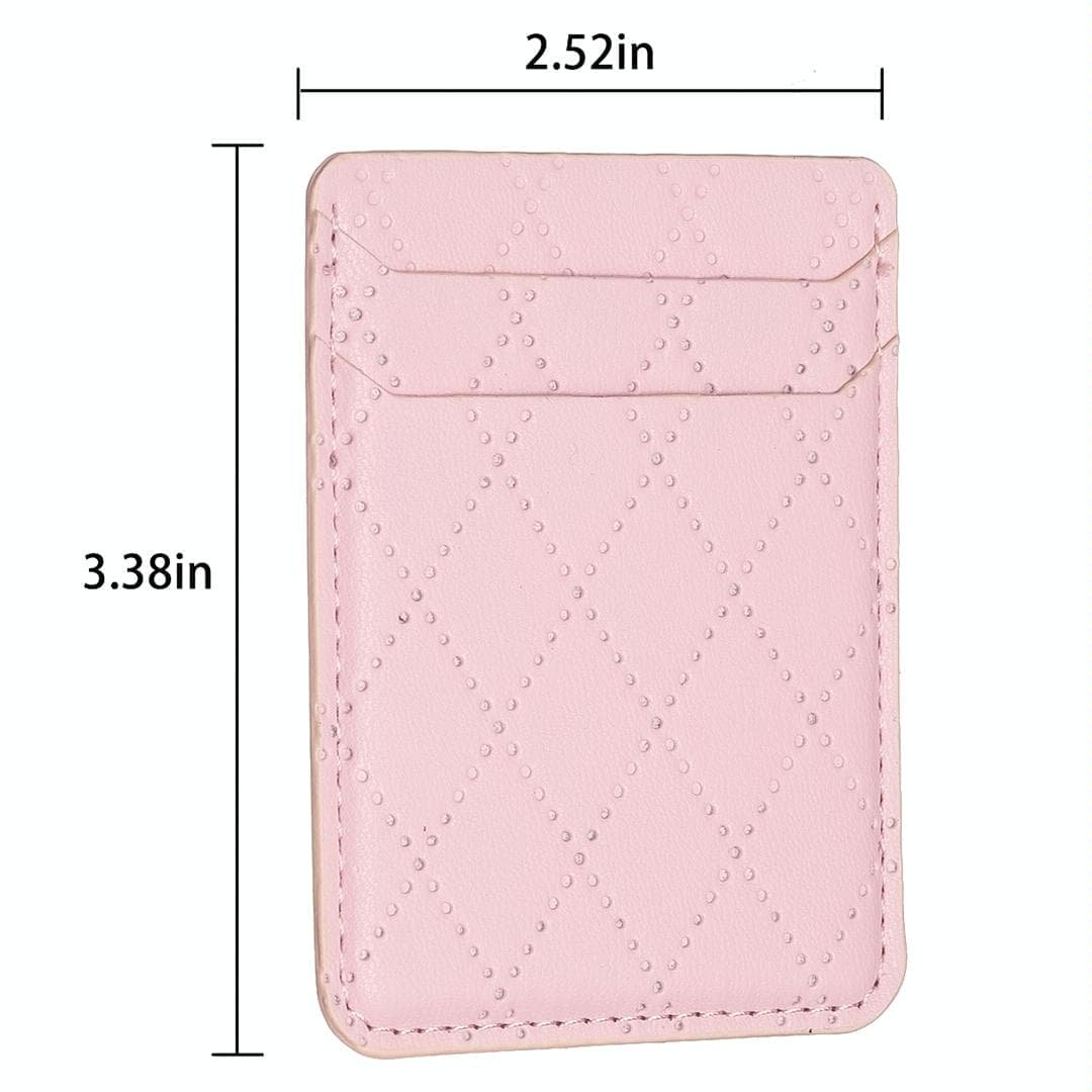 Diamond Lattice Card Bag Sticker For Mobile Phones - Black - V562-C106439400ADE V562 C106439400ADE 202503281852 13