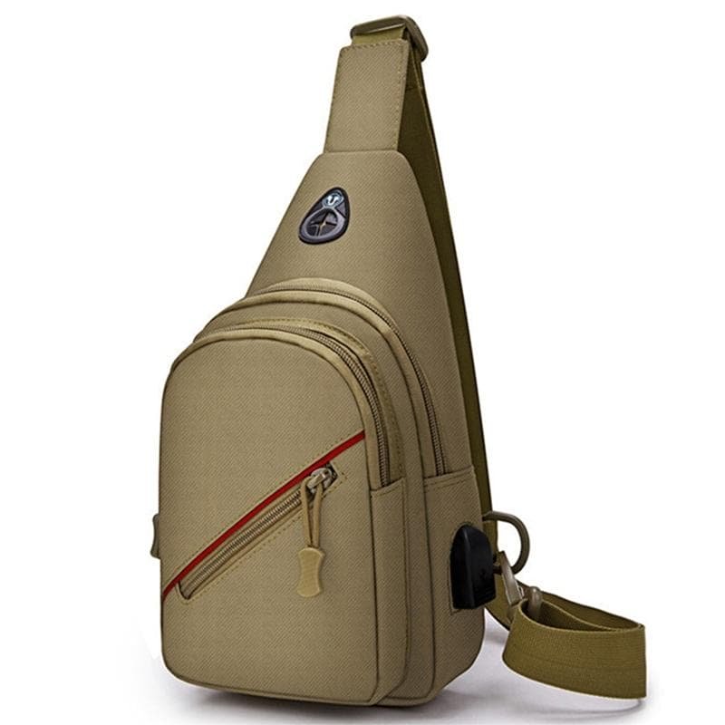 Men Oxford Cloth Crossbody Chest Bag Outdoor Leisure Single Shoulder Bag - Au Digital - V562-C108045150DBT V562 C108045150DBT 202503041241 01