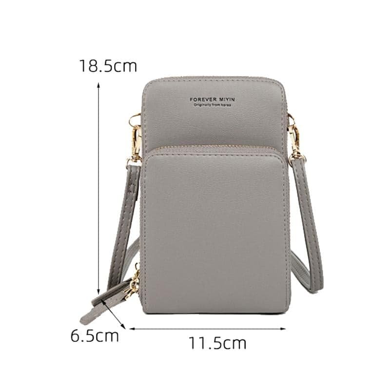 Multifunctional Touch Screen Phone Bag - Red Wine - V562-C1086102060DBT V562 C1086102060DBT 202505191607 03