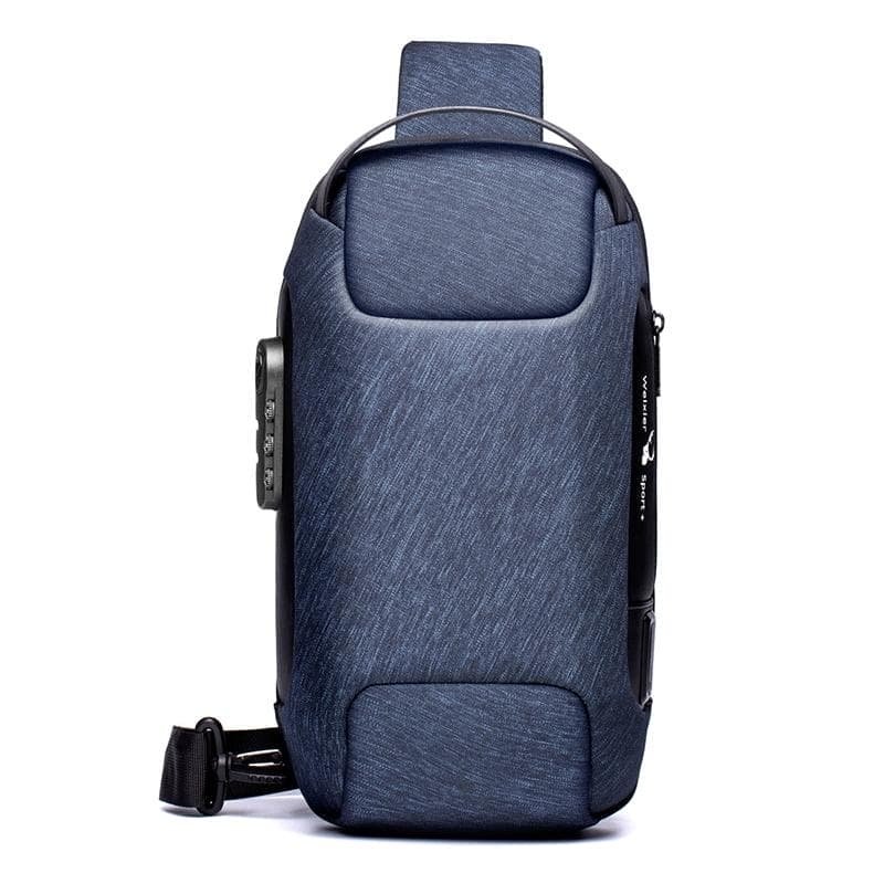 Canvas Anti Theft Chest Bag For Men Blue One Shoulder Design - V562-C1089027650DBT V562 C1089027650DBT 202508271541 01