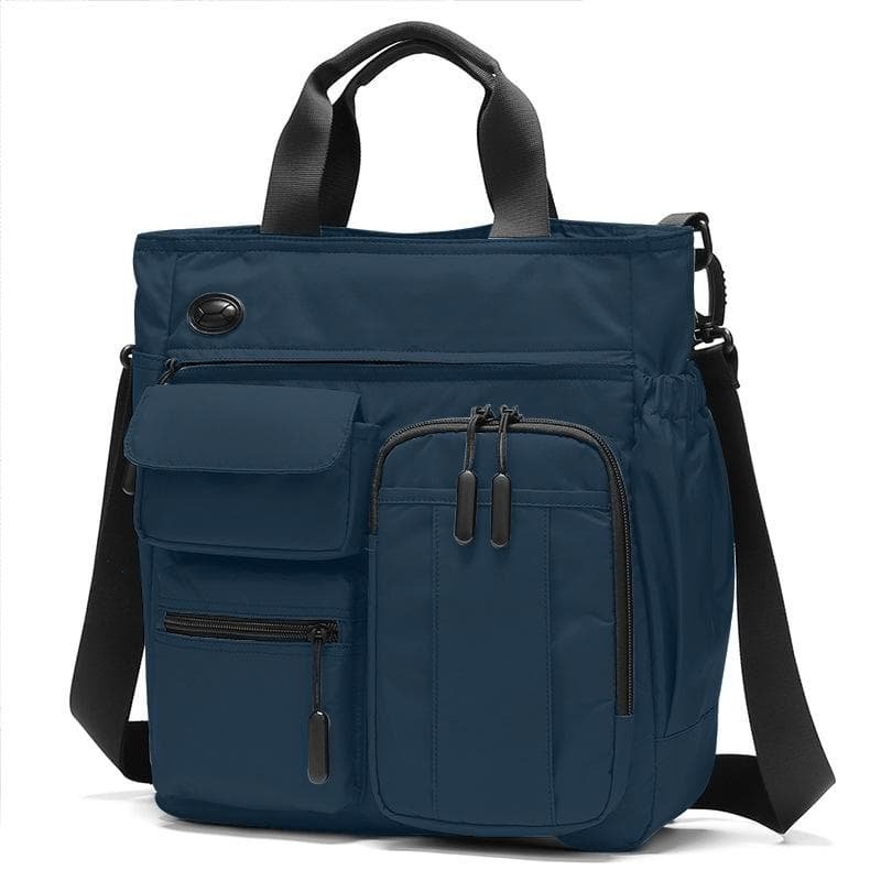 Multi Compartment Laptop Handbag Lightweight Large Capacity Messenger Bag - Grey - V562-C1098973060DBT V562 C1098973060DBT 202502281830 10