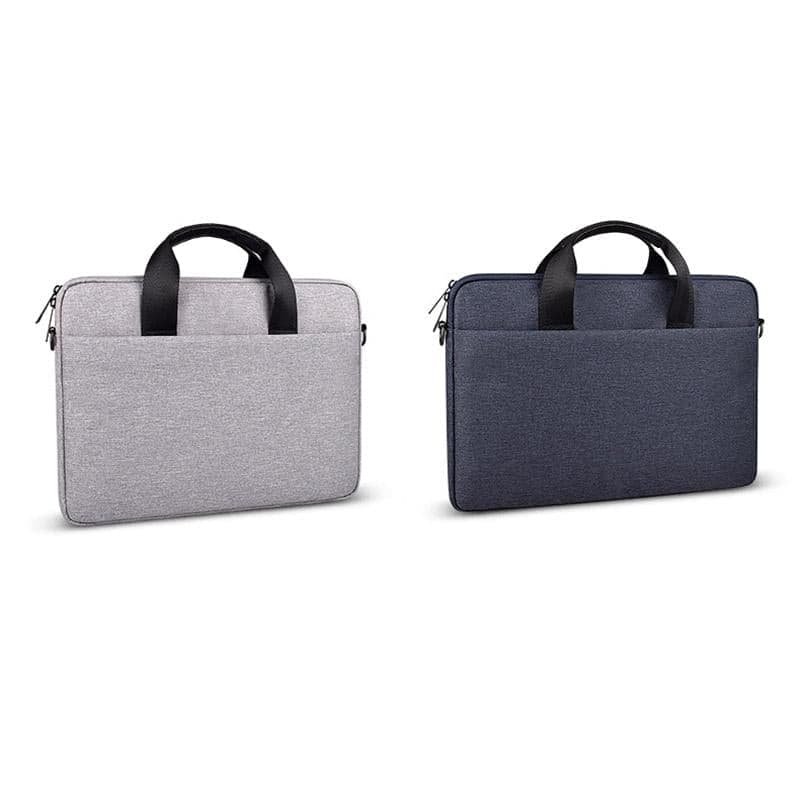 14.1-15.4 Inch Portable Laptop Bag with Single-shoulder Strap - Gray With Shoulder Strap - V562-C2028252060DBT V562 C2028252060DBT 202504251721 02