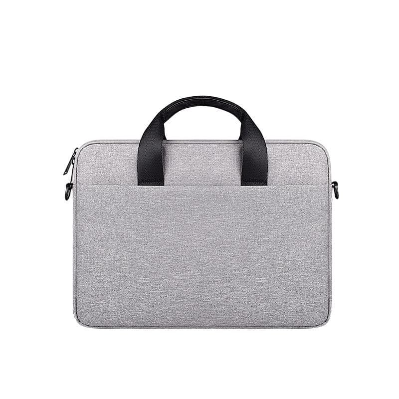 14.1-15.4 Inch Portable Laptop Bag with Single-shoulder Strap - Gray With Shoulder Strap - V562-C2028252060DBT V562 C2028252060DBT 202504251721 08