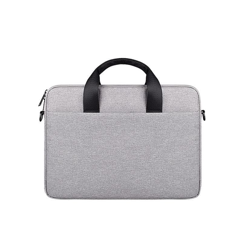 14.1-15.4 Inch Portable Laptop Bag with Single-shoulder Strap - Gray With Shoulder Strap - V562-C2028252060DBT V562 C2028252060DBT 202504251721 12