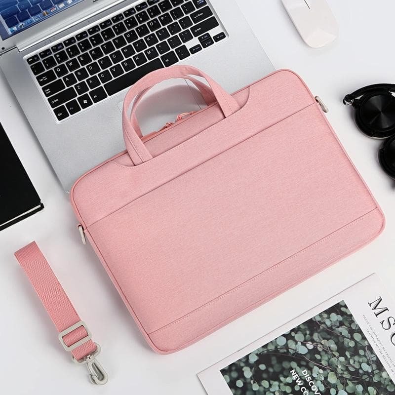 15-16 Inch Waterproof Oxford Laptop Handbag - P510 - Pink - V562-C203894200ADE V562 C203894200ADE 202502282205 03