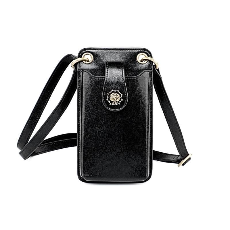 Mini Leather Crossbody For Women Fits Mobile Phones - Wine Red - V562-D102098200ADE V562 D102098200ADE 202505191445 08