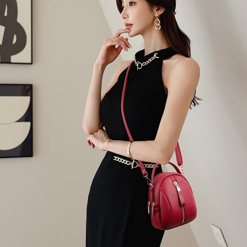 Multi Compartment Shoulder Bag For Women - Violet - V562-D1029812060DBT V562 D1029812060DBT 202505191520 07