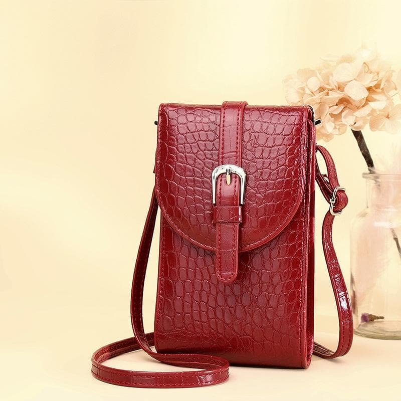 Stylish Crocodile Print Shoulder Bag - Pink - V562-D1034092060DBT V562 D1034092060DBT 202505191618 11
