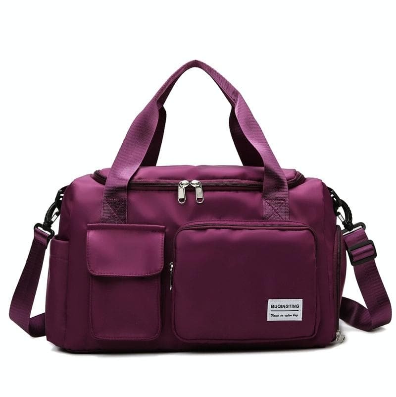 Compact Waterproof Gym Bag for Travel - Size s - Gray Pink - V562-D1042082060DBT V562 D1042082060DBT 202503041321 11