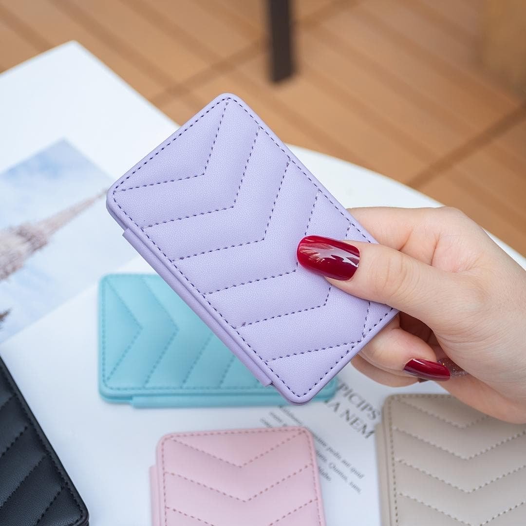 Wave Pattern Card Bag Back Sticker For Mobile Phones - Beige - V562-D106239400ADE V562 D106239400ADE 202503281921 11