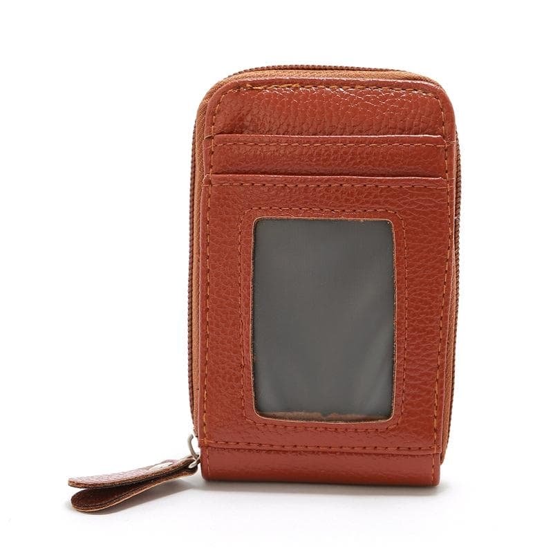 Woven Mini Coin Purse For Ladies Student Id & Card Holder - Rose Red - V562-D1099965950DBT V562 D1099965950DBT 202503280217 12