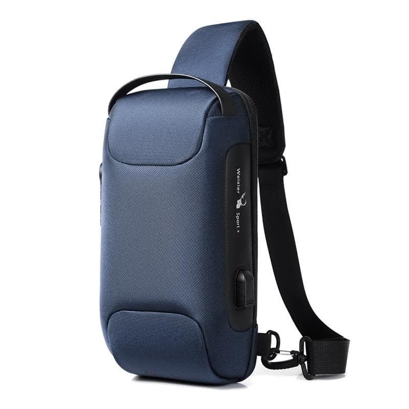 Men's Anti Theft Oxford Chest Bag - Gray - V562-E1026892060DBT V562 E1026892060DBT 202508290636 13