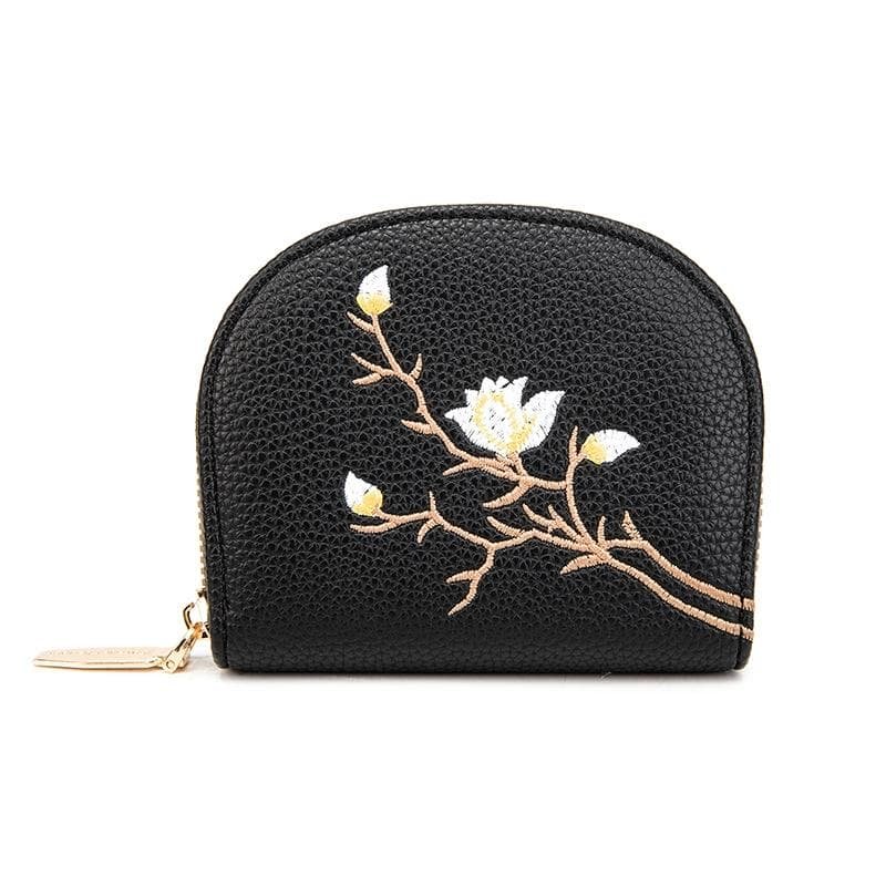 Large Capacity Semicircular Embroidery Id Card Holder - Grey - V562-E1038774060DBT V562 E1038774060DBT 202503280226 11