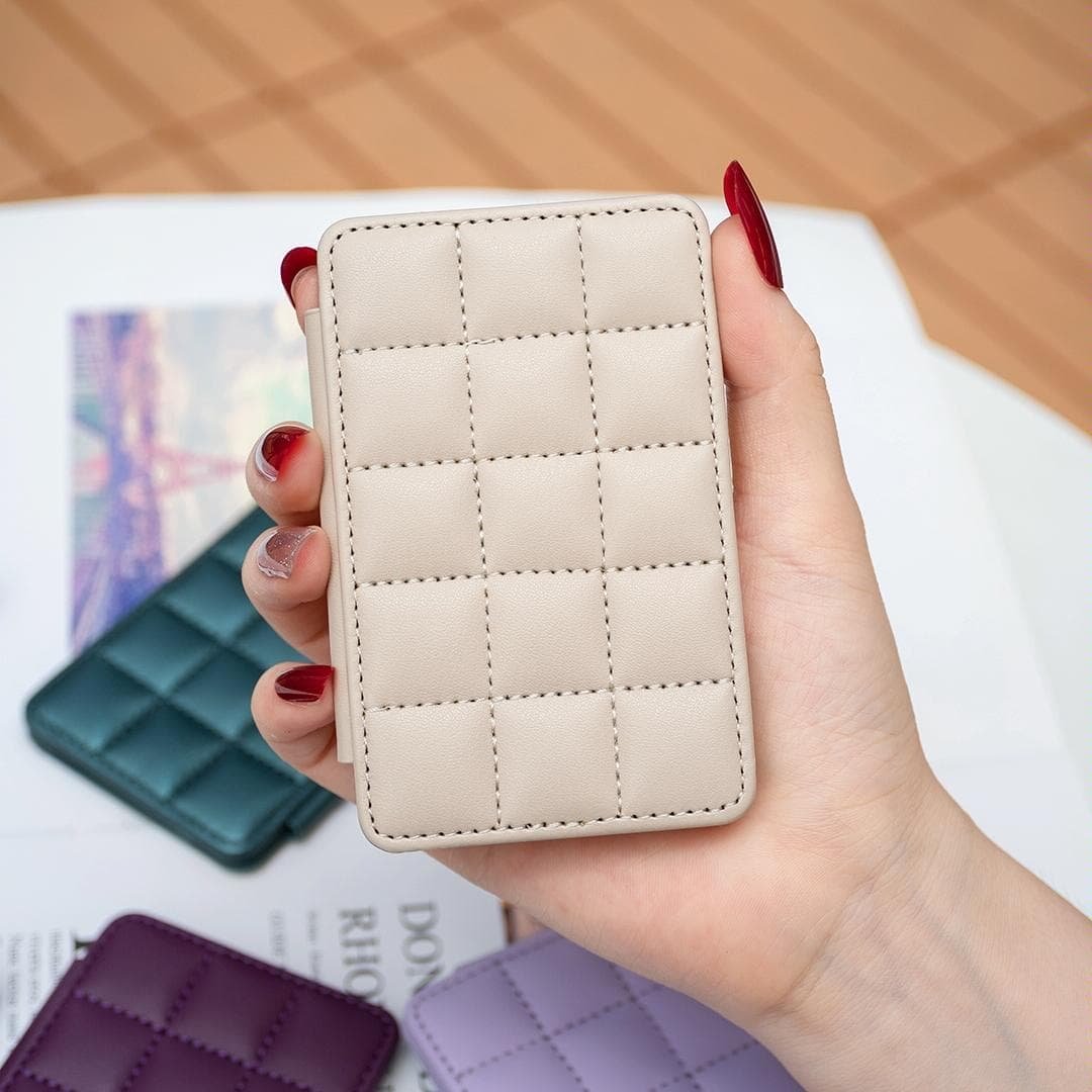 Grid Pattern Card Bag Sticker For Mobile Phones - Blue - V562-E104439400ADE V562 E104439400ADE 202505221820 11