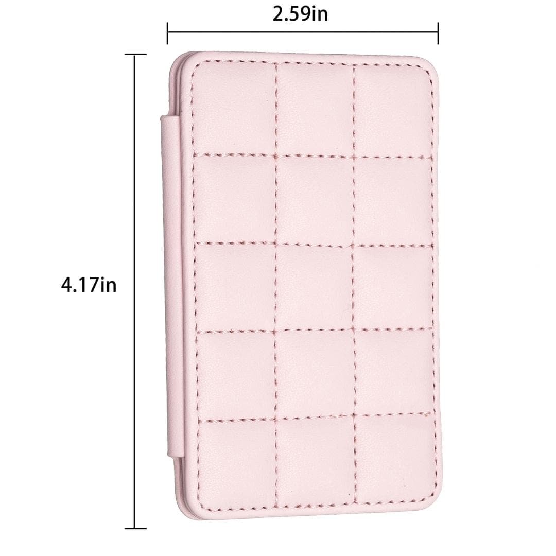 Grid Pattern Card Bag Sticker For Mobile Phones - Blue - V562-E104439400ADE V562 E104439400ADE 202505221820 13