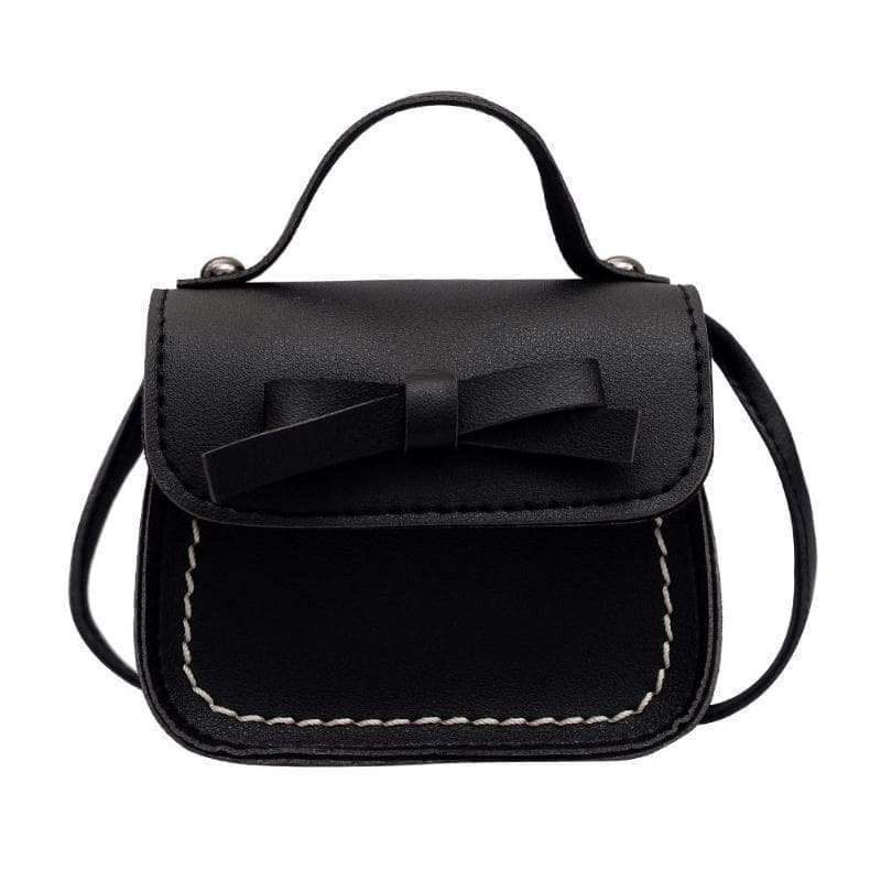 Mini Bowknot Pu Leather Baby Girls Messenger Bag - Beige - V562-E1064230020DBT V562 E1064230020DBT 202505191447 12