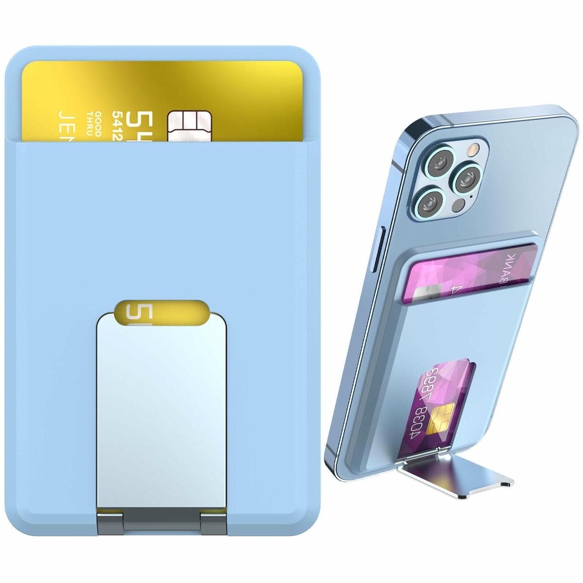 Universal Mobile Phone Card Holder Organizer Bag - Purple - V562-E1073853060DBT V562 E1073853060DBT 202503280212 13