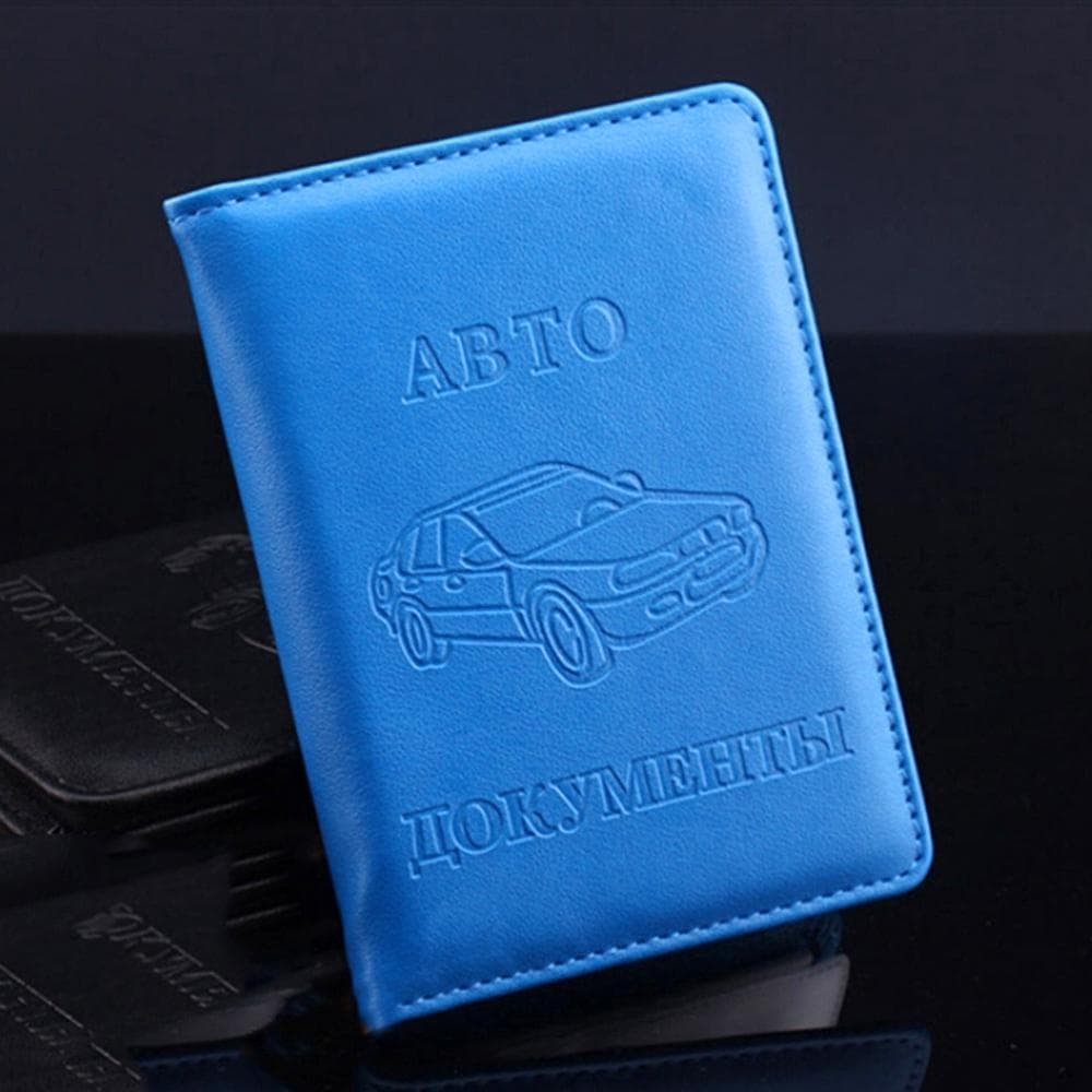 Stylish Pu Leather Driving License Holder Wallet - Red - V562-E108977740DBT V562 E108977740DBT 202503282015 08