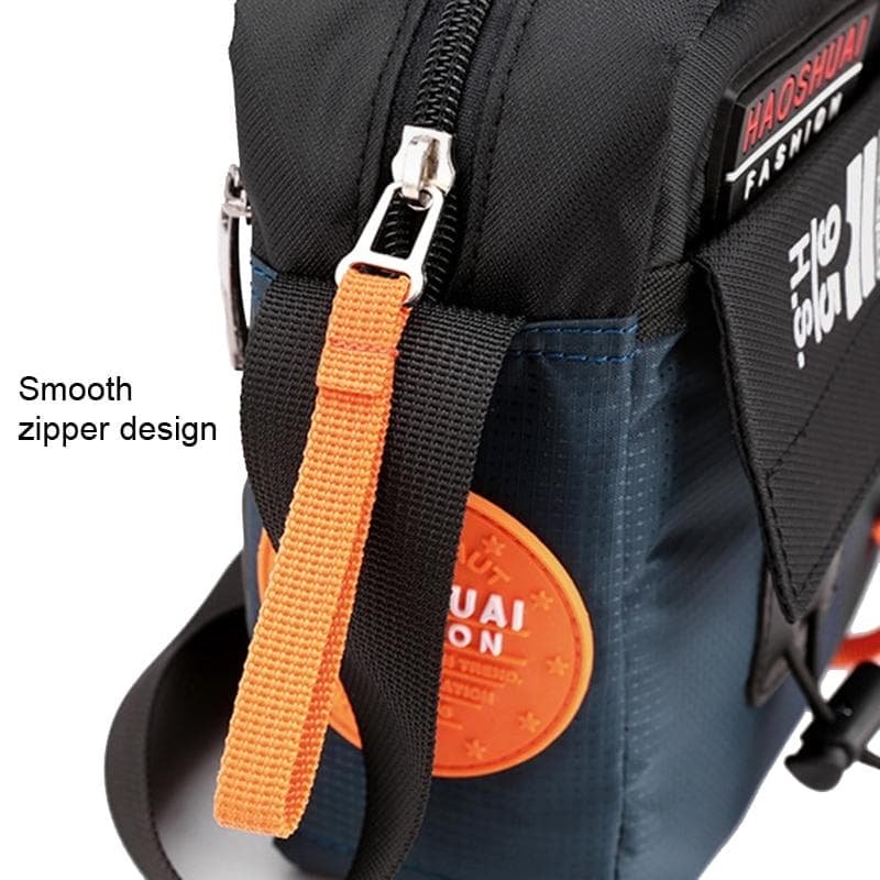 Waterproof Nylon Shoulder Bag For Men Outdoor Sports Leisure Gear - Light Blue - V562-F1023403060DBT V562 F1023403060DBT 202508282315 04