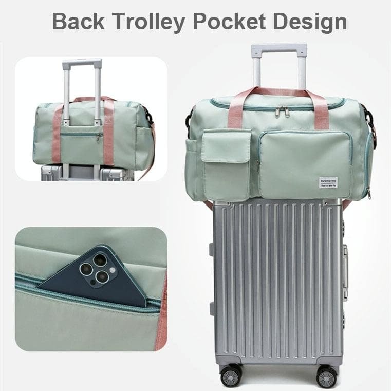 Compact Waterproof Gym Bag for Travel - Size s - Fog Blue - V562-F1042082060DBT V562 F1042082060DBT 202503041320 06