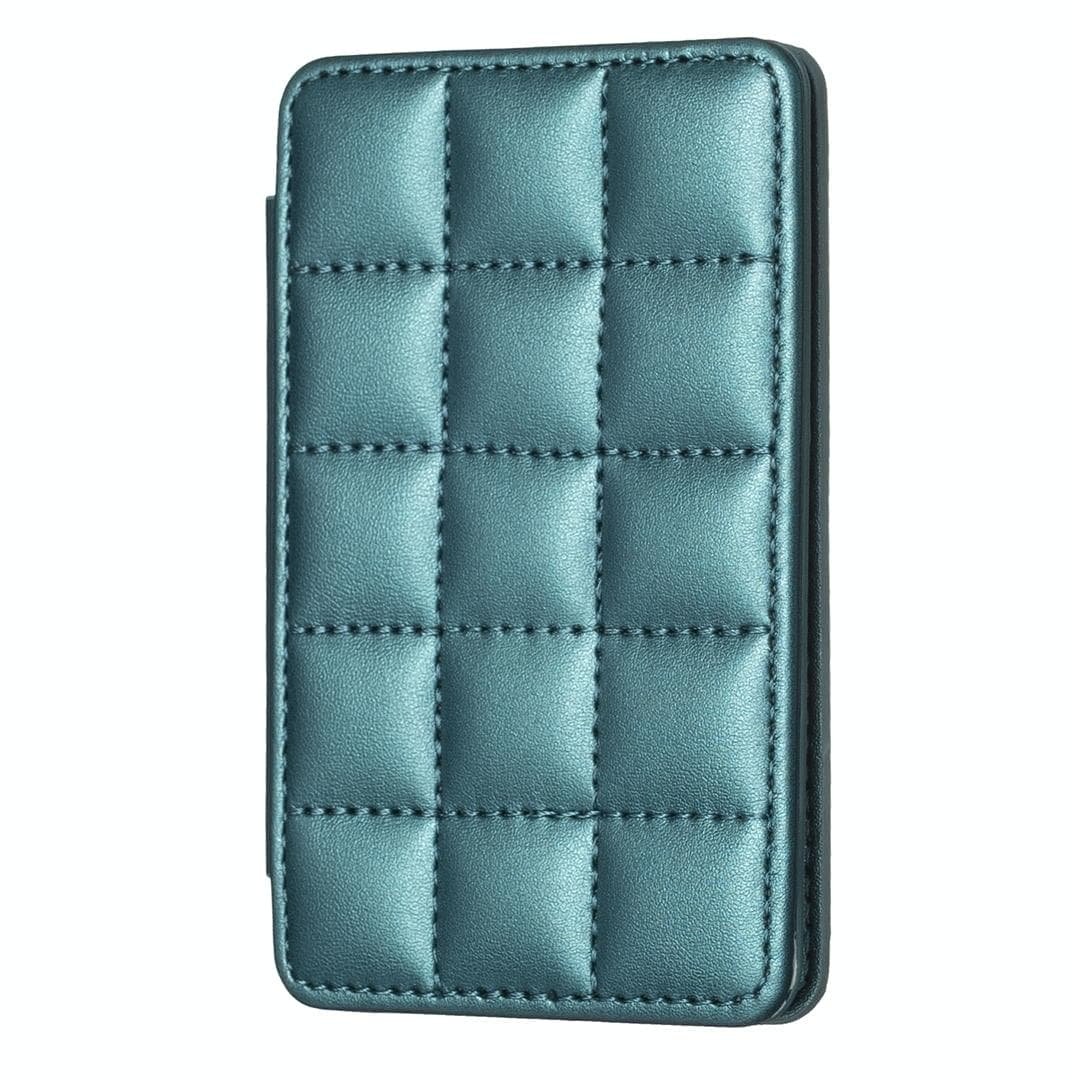 Grid Pattern Card Bag Sticker For Mobile Phones - Green - V562-F104439400ADE V562 F104439400ADE 202505221820 01