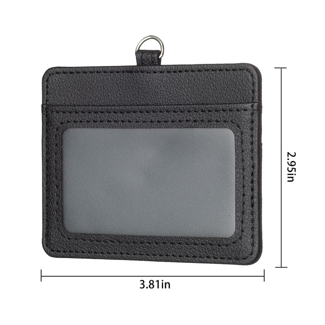 Horizontal Id Card Bag & Lanyard - Green - V562-F105539400ADE V562 F105539400ADE 202503281833 02