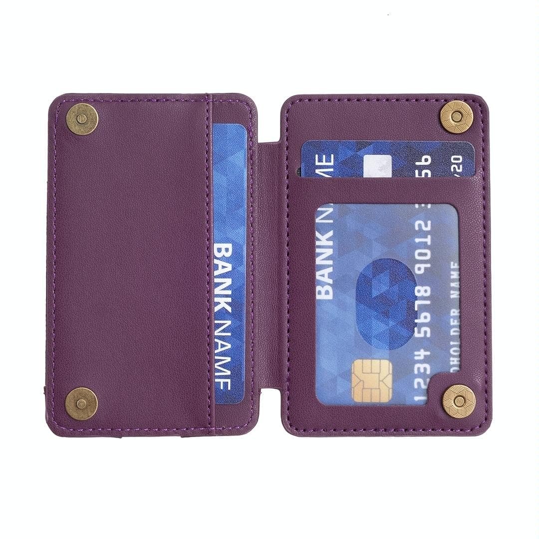 Wave Pattern Card Bag Back Sticker For Mobile Phones - Green - V562-F106239400ADE V562 F106239400ADE 202503281832 03