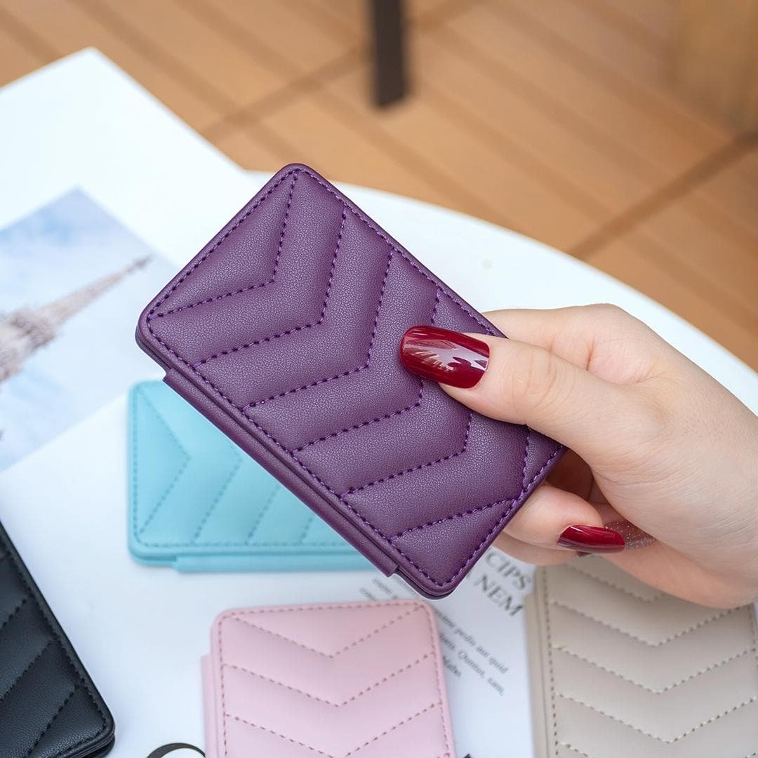 Wave Pattern Card Bag Back Sticker For Mobile Phones - Green - V562-F106239400ADE V562 F106239400ADE 202503281832 05
