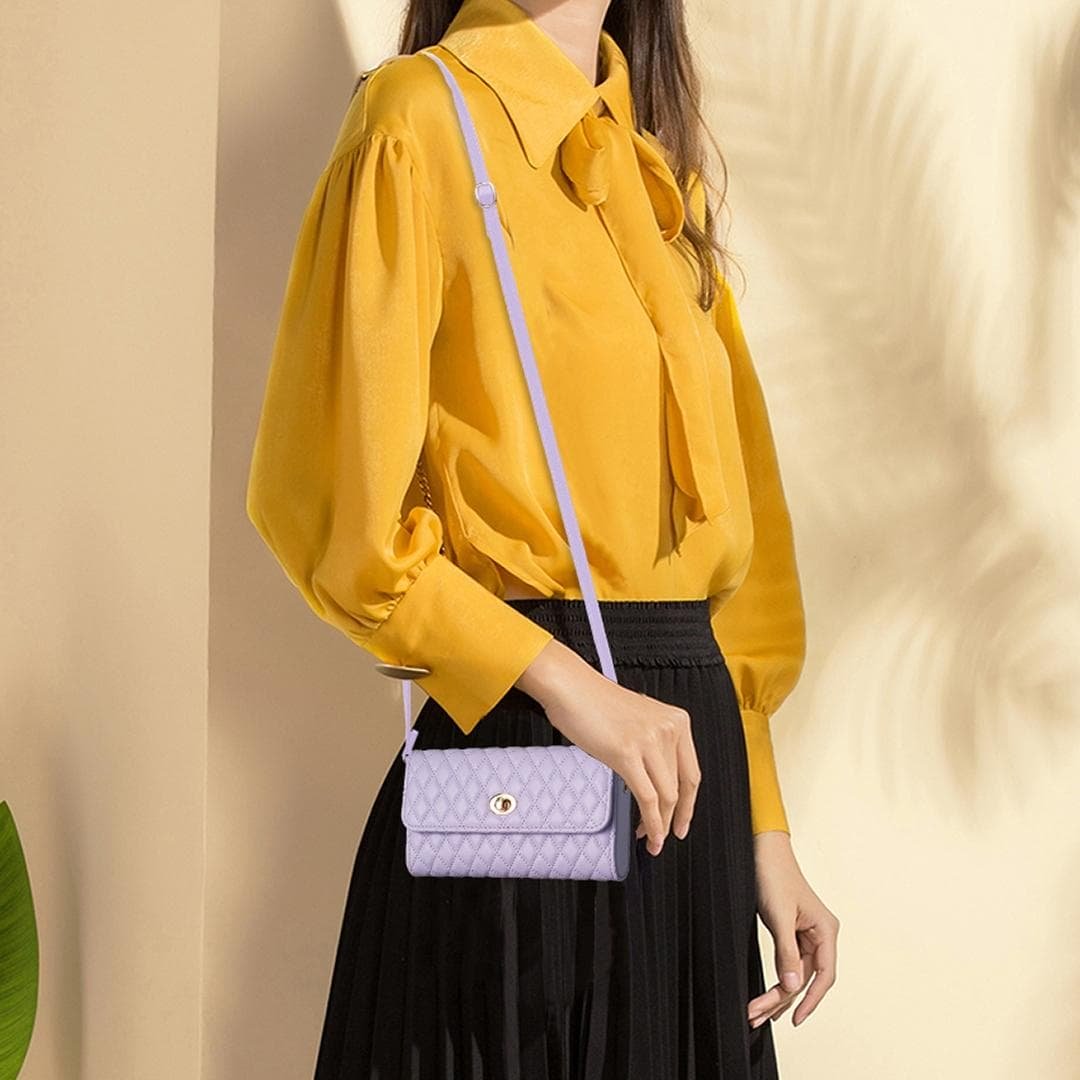 Horizontal Pu Crossbody Shoulder Bag - White - V562-G101408400ADE V562 G101408400ADE 202505191620 07