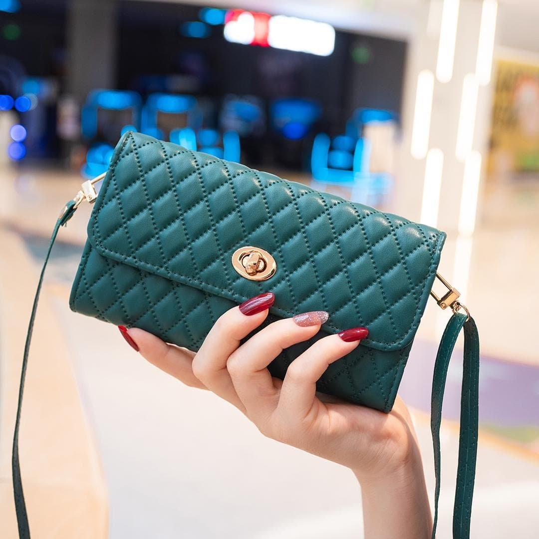 Horizontal Pu Crossbody Shoulder Bag - White - V562-G101408400ADE V562 G101408400ADE 202505191620 12
