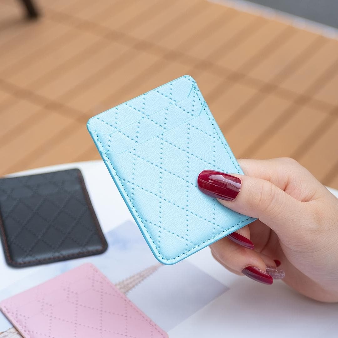 Diamond Lattice Card Bag Sticker For Mobile Phones - Purple - V562-G106439400ADE V562 G106439400ADE 202503281852 05