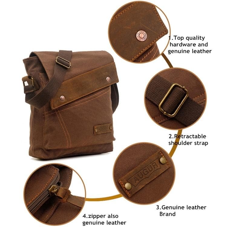 Retro Canvas Vertical Shoulder Messenger Bag Functional & Stylish - Grey - V562-H0322BCC V562 H0322BCC 202508282320 14