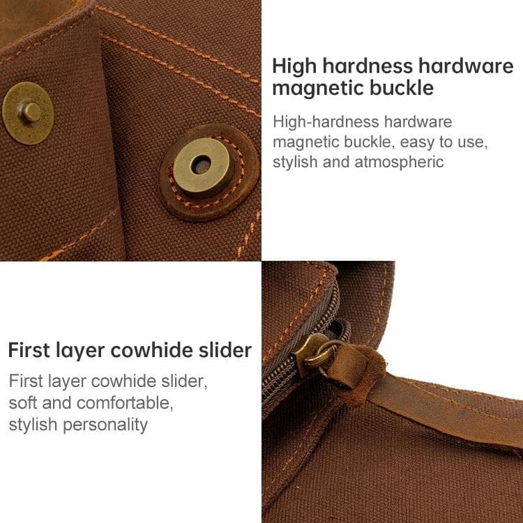 Retro Canvas Vertical Shoulder Messenger Bag Functional & Stylish - Khaki - V562-K0322BCC V562 K0322BCC 202508282321 15