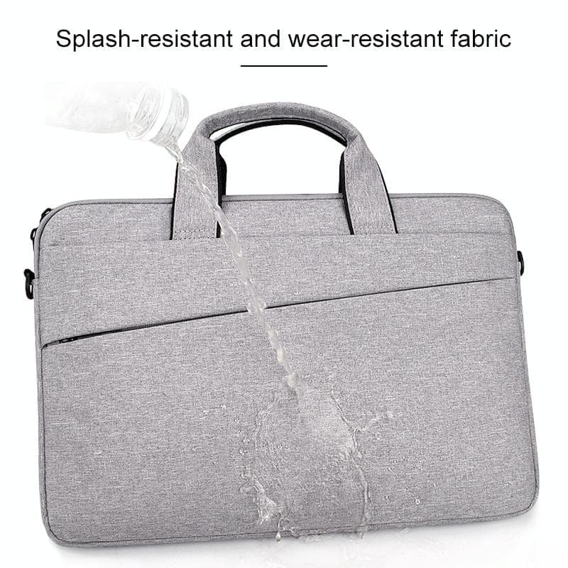 Portable Laptop Tablet Bag - 15.4 Inch Double Side Pockets Soft Handle Oxford Cloth - 15.4 Inch Deep Space Gray - V562-M4856CBM V562 M4856CBM 202502282030 14
