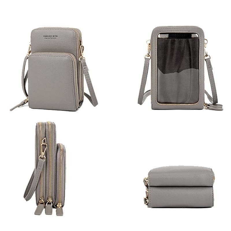 Multifunctional Touch Screen Phone Bag - Rose Red - V562-N1086102060DBT V562 N1086102060DBT 202505191606 04