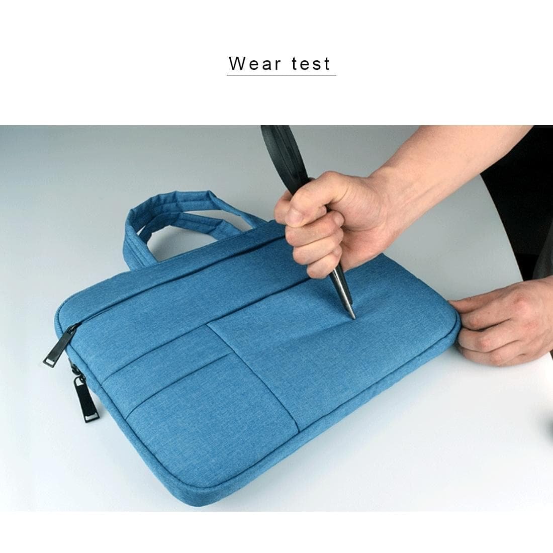 Portable Oxford Cloth Laptop Bag for 12 Devices - Multiple Pockets - Navy - V562-VN0756CH V562 VN0756CH 202502282045 10