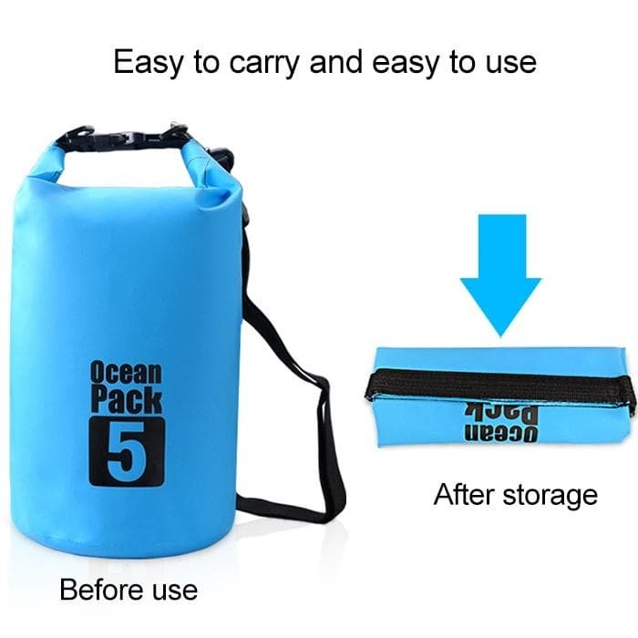 Waterproof Single Shoulder Bag Dry Sack 15L Capacity - Yellow - V562-Y3985GO V562 Y3985GO 202504251512 05