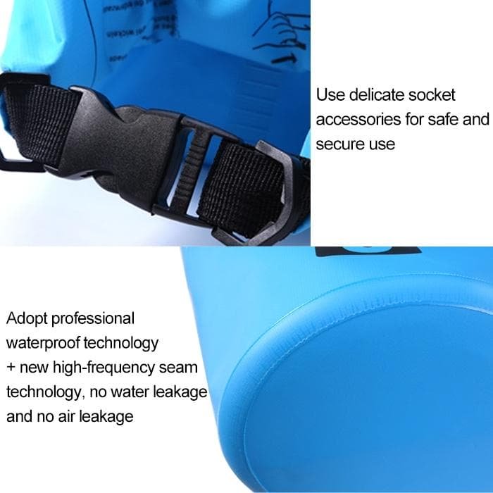Waterproof Single Shoulder Bag Dry Sack 15L Capacity - Yellow - V562-Y3985GO V562 Y3985GO 202504251512 13