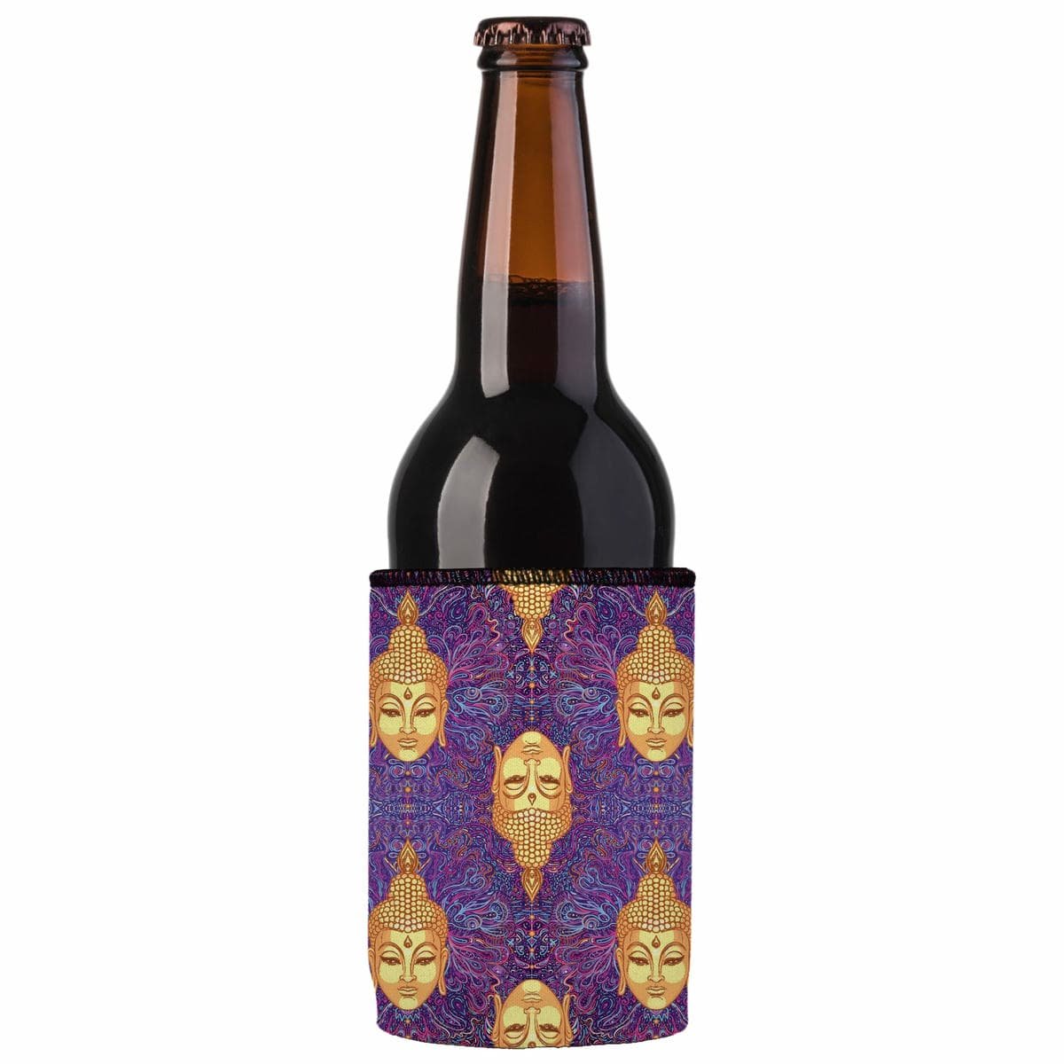 Gautama Buddha Stubby Cooler 2-Pack - Standard - V570-ST-2087-A-2 V570 ST 2087 A 2 202503260826 01
