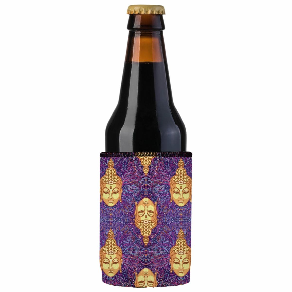 Gautama Buddha Stubby Cooler 2-Pack - Standard - V570-ST-2087-A-2 V570 ST 2087 A 2 202503260826 04