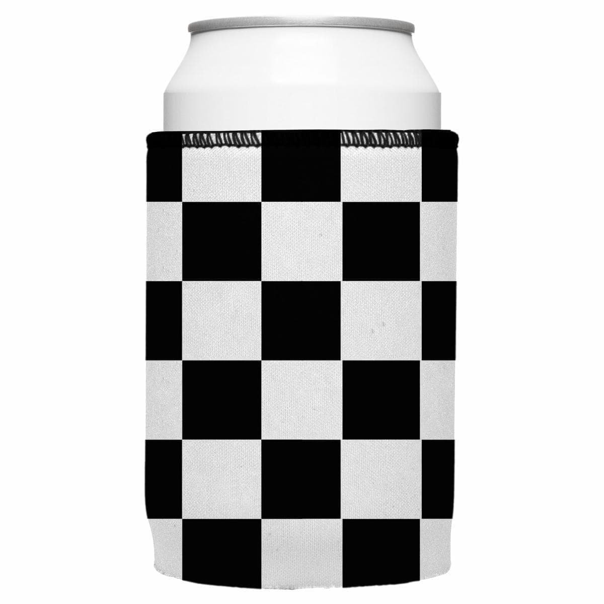 Large Checkerboard Stubby Cooler - Standard - V570-ST-2125-A V570 ST 2125 A 202503260846 04