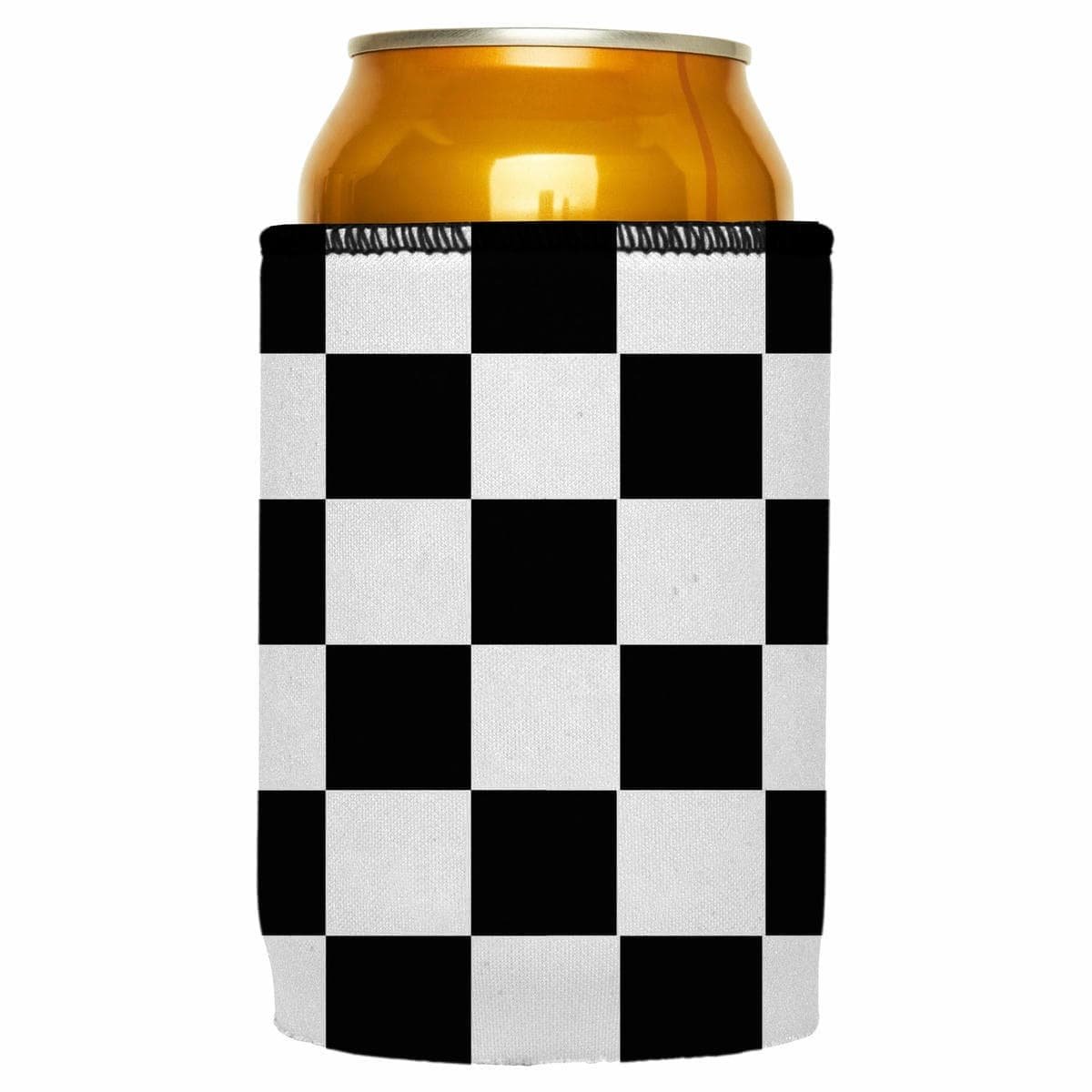 Large Checkerboard Stubby Cooler - Standard - V570-ST-2125-A V570 ST 2125 A 202503260846 05