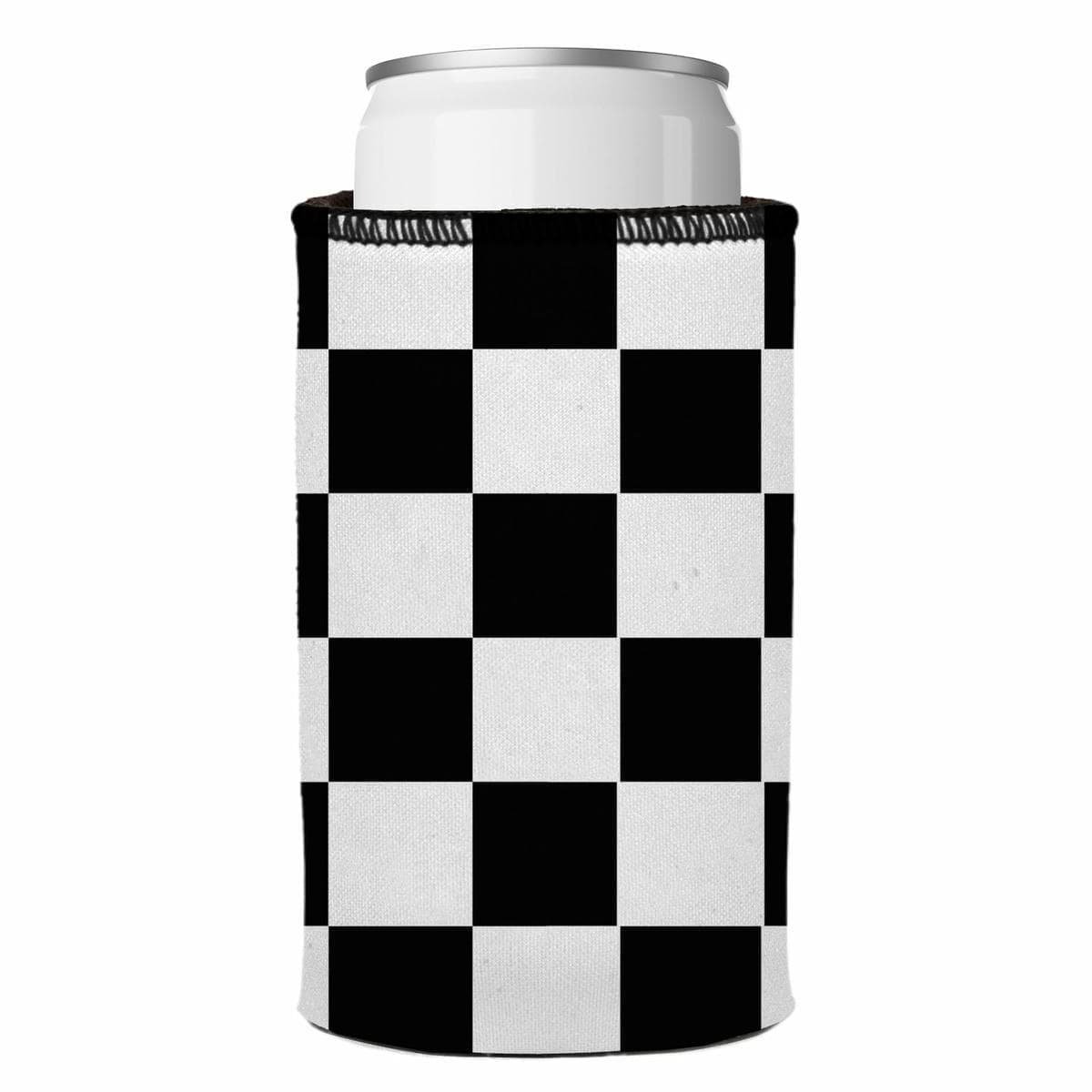 Large Checkerboard Stubby Cooler - Standard - V570-ST-2125-A V570 ST 2125 A 202503260846 06