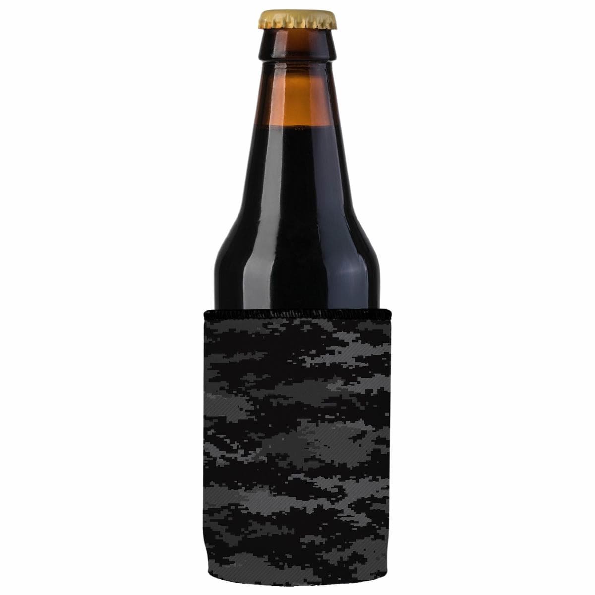 Digital Pixel Black Camo Stubby Cooler 2-Pack - Standard - V570-ST-2390-A-2 V570 ST 2390 A 2 202503260920 03